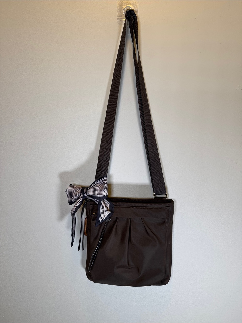 MZ Wallace Brown Nylon Crossbody Bag | Crosby St NYC | EUC | Lightweight Travel